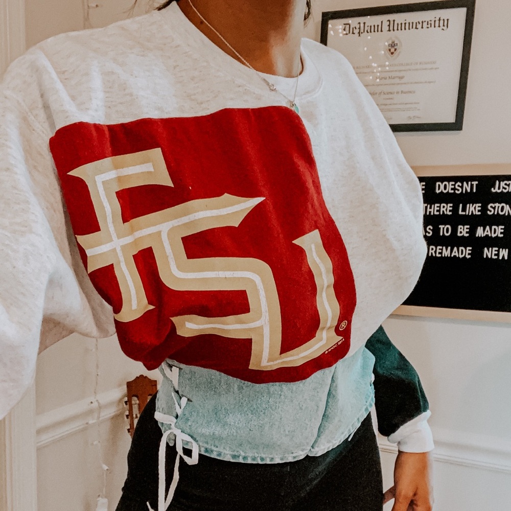 Custom made FSU sweater